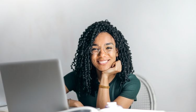 Business Professional Using a Computer